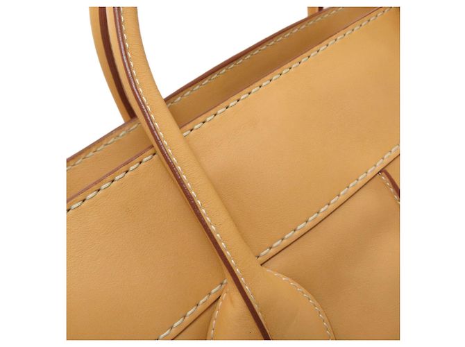Tod's 2-Way Ledertote Beige - Ansicht 15