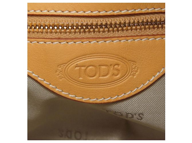 Tod's 2-Way Ledertote Beige - Ansicht 6