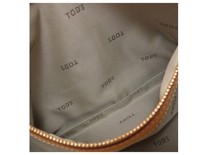 Tod's 2-Way Ledertote Beige - Ansicht 8
