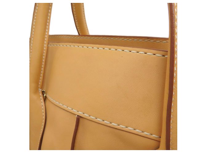 Tod's 2-Way Ledertote Beige - Ansicht 9