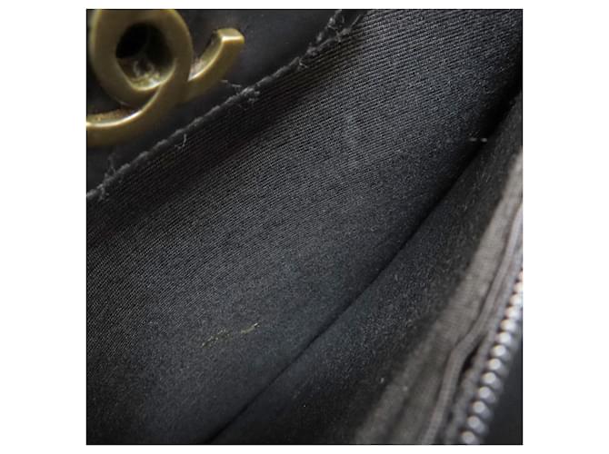 Borsa Chanel Matelassé Coco Mark Nero - vista 12
