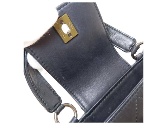 Borsa Chanel Matelassé Coco Mark Nero - vista 13