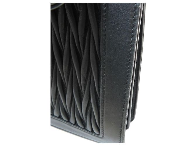 Borsa 2-Way Miu Miu Matelassé Nero - vista 12