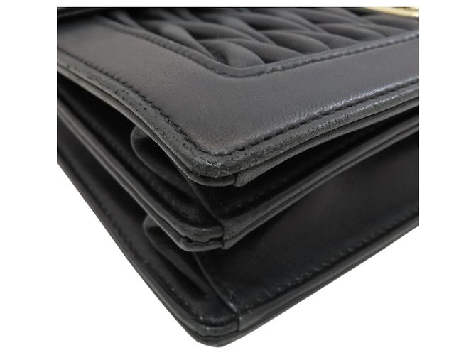 Borsa 2-Way Miu Miu Matelassé Nero - vista 17