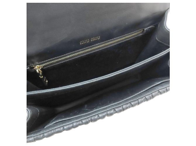 Borsa 2-Way Miu Miu Matelassé Nero - vista 5