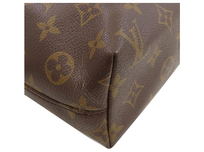 Borsa Business Louis Vuitton Monogram Macassar Marrone Nero - vista 25