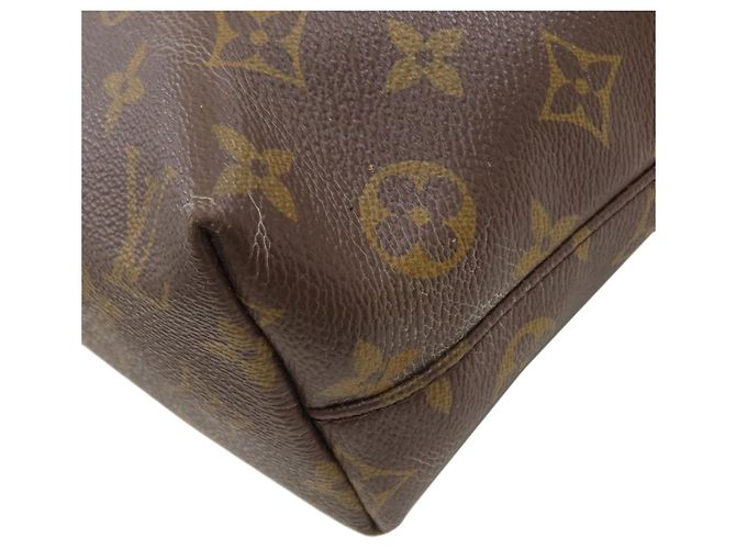 Borsa Business Louis Vuitton Monogram Macassar Marrone Nero - vista 26
