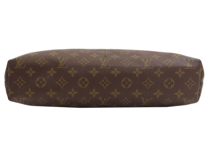 Borsa Business Louis Vuitton Monogram Macassar Marrone Nero - vista 4