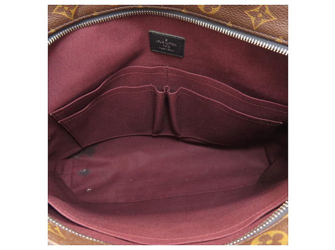 Borsa Business Louis Vuitton Monogram Macassar Marrone Nero - vista 5
