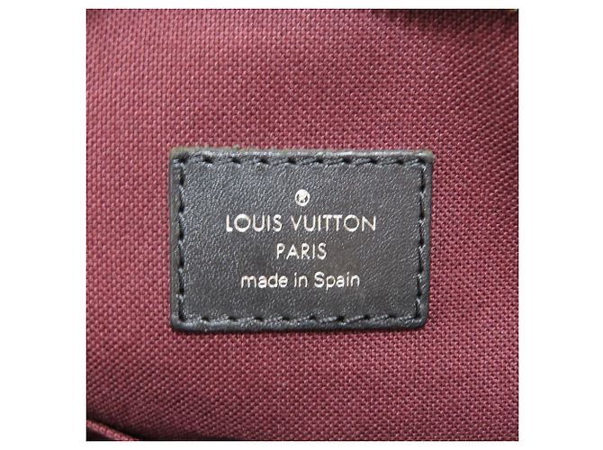 Borsa Business Louis Vuitton Monogram Macassar Marrone Nero - vista 6
