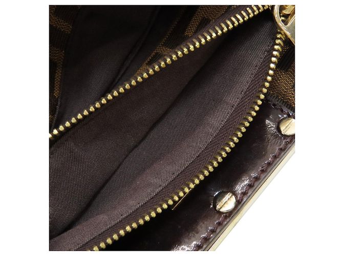 Borsa Fendi Zucca Canvas Marrone - vista 7