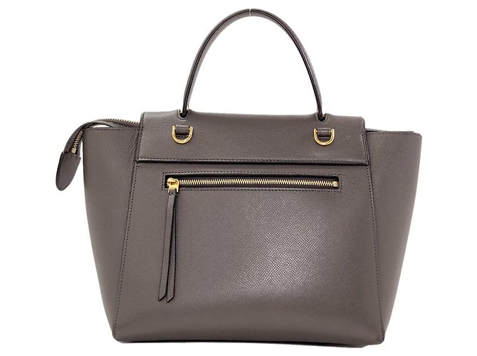 Céline Borsa a mano Celine Belt Bag Micro Marrone - vista 2