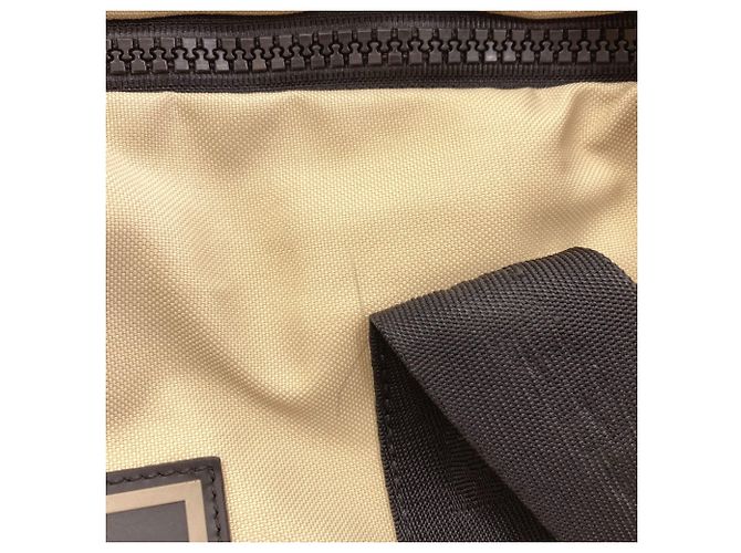 Borsa Boston Chanel Sport Line Nero Beige - vista 11
