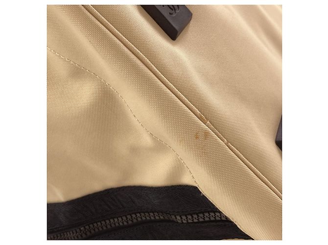 Borsa Boston Chanel Sport Line Nero Beige - vista 12