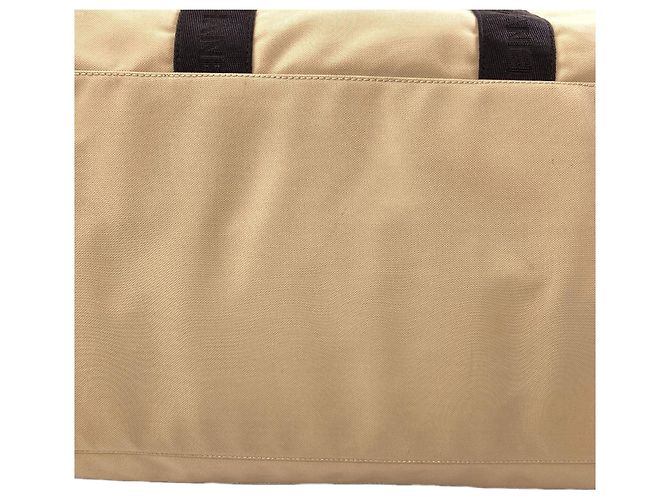 Borsa Boston Chanel Sport Line Nero Beige - vista 13