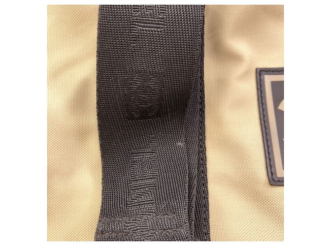 Borsa Boston Chanel Sport Line Nero Beige - vista 15