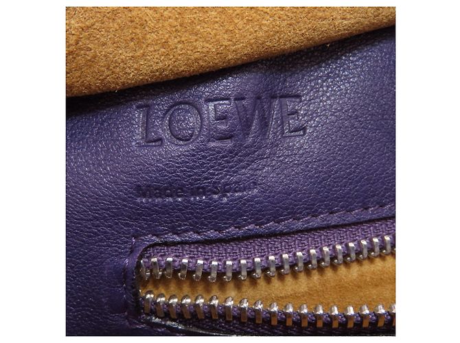 Borsa Loewe Amazona 2-Way Porpora - vista 6