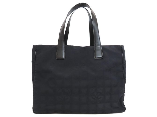 Borsa Tote Chanel New Travel Line MM Nero - vista 2