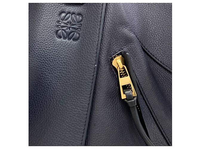 Loewe Hammock Small 2-Way Handtasche Marineblau - Ansicht 11