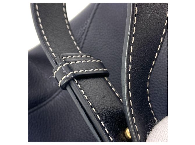 Loewe Hammock Small 2-Way Handtasche Marineblau - Ansicht 15
