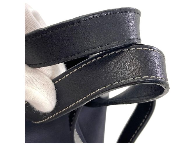Loewe Hammock Small 2-Way Handtasche Marineblau - Ansicht 18