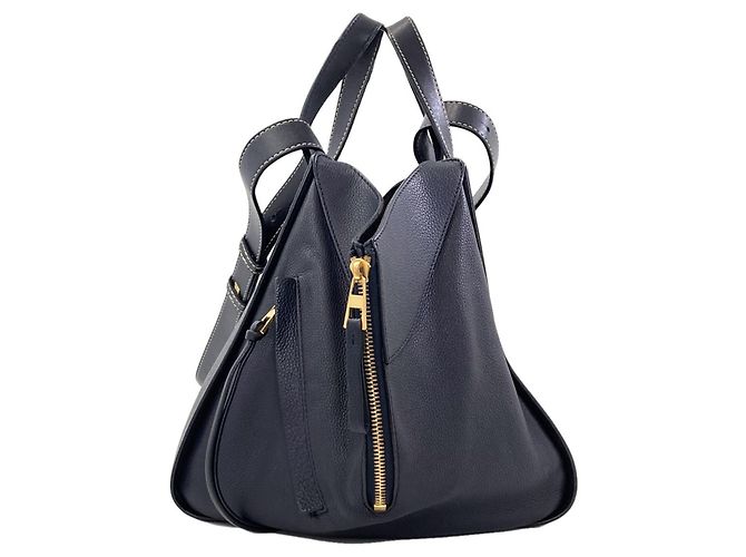 Loewe Hammock Small 2-Way Handtasche Marineblau - Ansicht 3