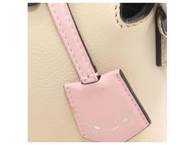 Borsa Fendi By The Way Medium Monster Nero Crudo - vista 10