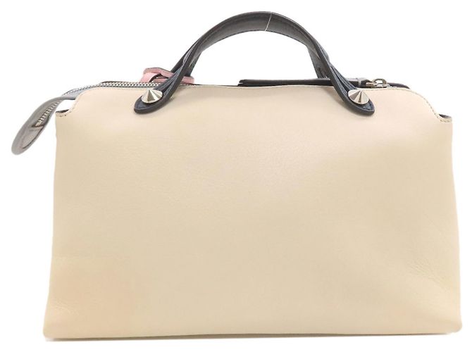 Borsa Fendi By The Way Medium Monster Nero Crudo - vista 2
