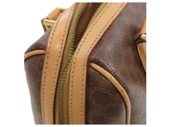 Céline Borsa Celine con motivo Macadam Marrone - vista 10