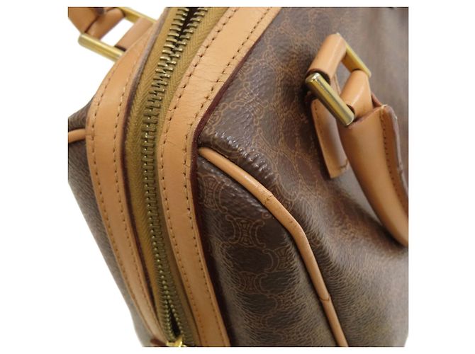 Céline Borsa Celine con motivo Macadam Marrone - vista 12
