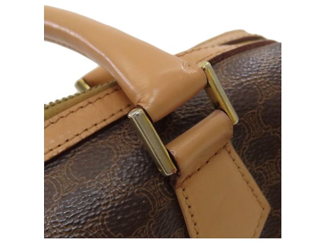 Céline Borsa Celine con motivo Macadam Marrone - vista 13