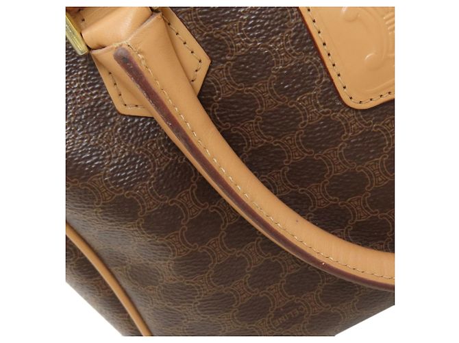 Céline Borsa Celine con motivo Macadam Marrone - vista 14