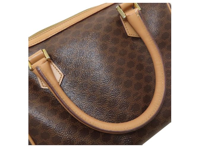 Céline Borsa Celine con motivo Macadam Marrone - vista 15