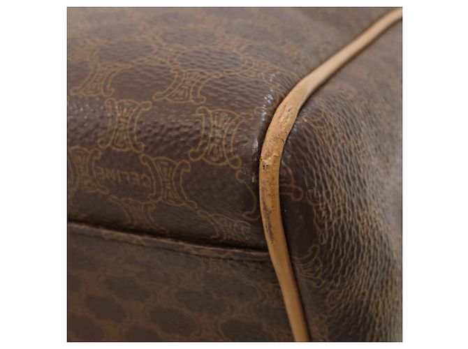 Céline Borsa Celine con motivo Macadam Marrone - vista 19