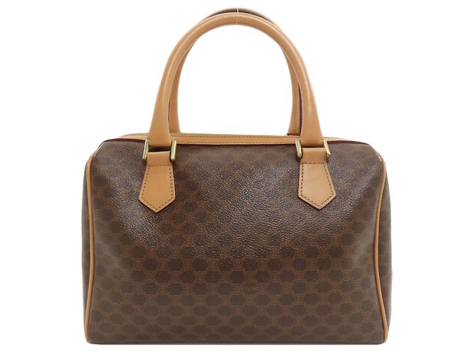 Céline Borsa Celine con motivo Macadam Marrone - vista 2