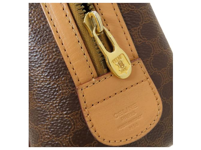 Céline Borsa Celine con motivo Macadam Marrone - vista 6