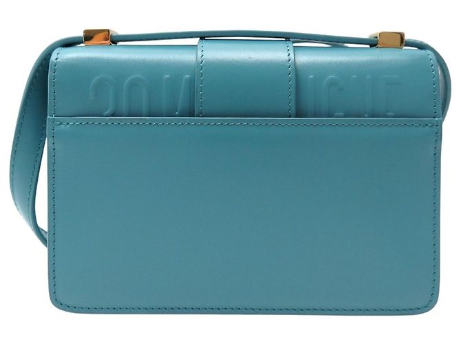 NUOVA BORSA A MANO DIOR MICRO 30 MONTAIGNE IN PELLE BOX CON TRACOLLA Turchese - vista 2