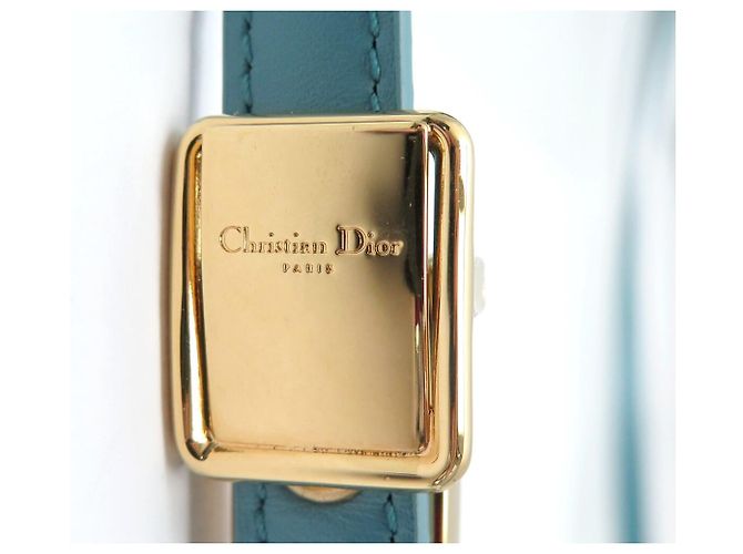 NUOVA BORSA A MANO DIOR MICRO 30 MONTAIGNE IN PELLE BOX CON TRACOLLA Turchese - vista 7