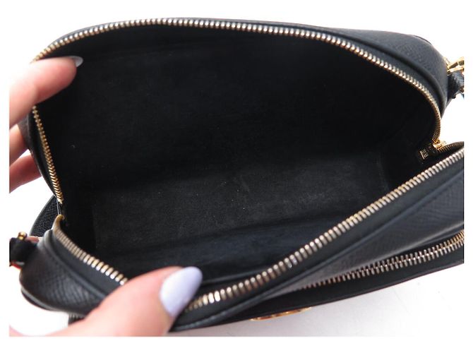 NUOVA BORSA CHRISTIAN DIOR CARO DOUBLE S7431UBAE CON TRACOLLA Nero - vista 8