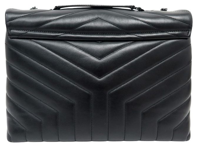 SAINT LAURENT LOULOU MEDIUM 574946 SO BLACK BORSA A MANO BORSA A TRACCOLLA Nero - vista 2