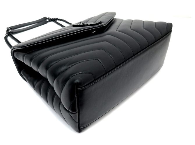 SAINT LAURENT LOULOU MEDIUM 574946 SO BLACK BORSA A MANO BORSA A TRACCOLLA Nero - vista 3