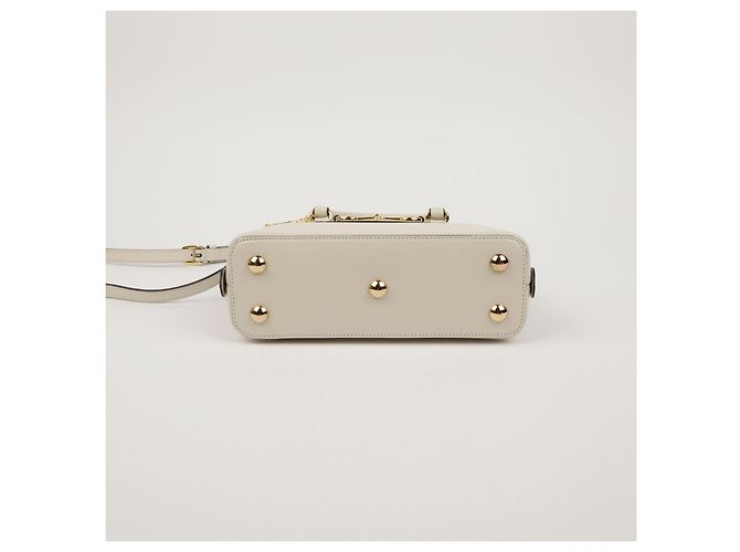 Gucci Borsa a mano e a tracolla Horsebit Small Top Handle Bianco - vista 6