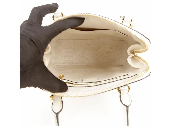 Gucci Borsa a mano e a tracolla Horsebit Small Top Handle Bianco - vista 7