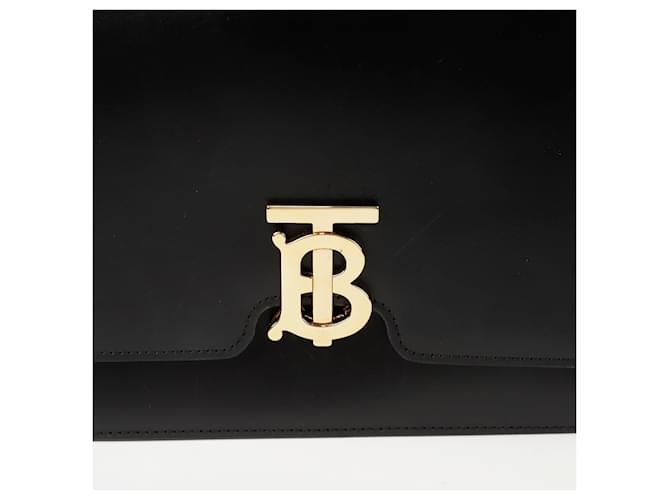 Burberry Borsa a tracolla e spalla Tb Medium Nero - vista 2