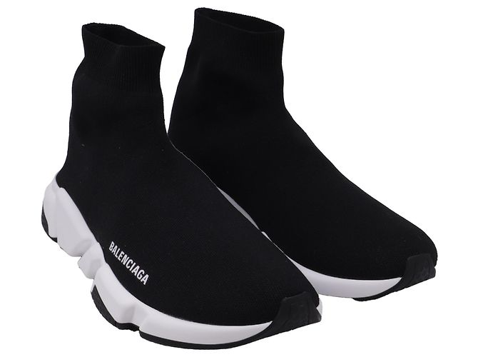 Everyday Balenciaga Speed Trainer Schuhe aus schwarzem Polyester - Ansicht 3