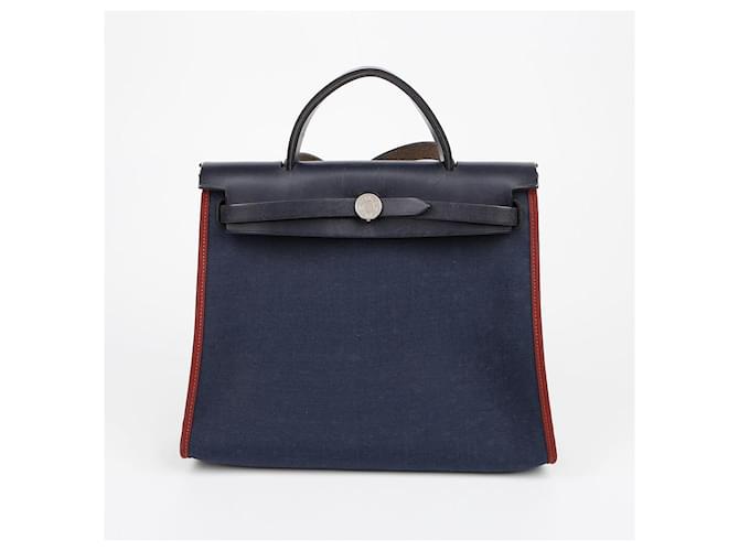 Hermès Borsa Tote Shoulder Bag Blu - vista 2