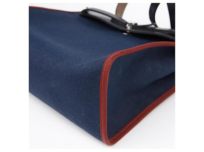 Hermès Borsa Tote Shoulder Bag Blu - vista 9