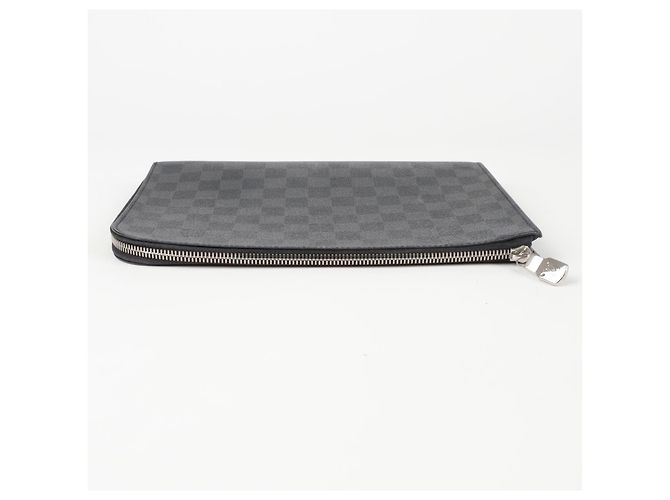 Louis Vuitton Pochette Jour Pm Clutch Nero - vista 3