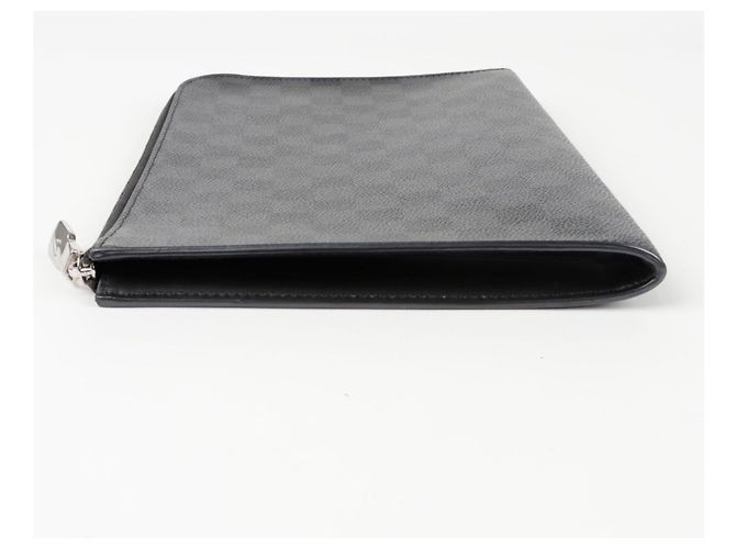 Louis Vuitton Pochette Jour Pm Clutch Nero - vista 4