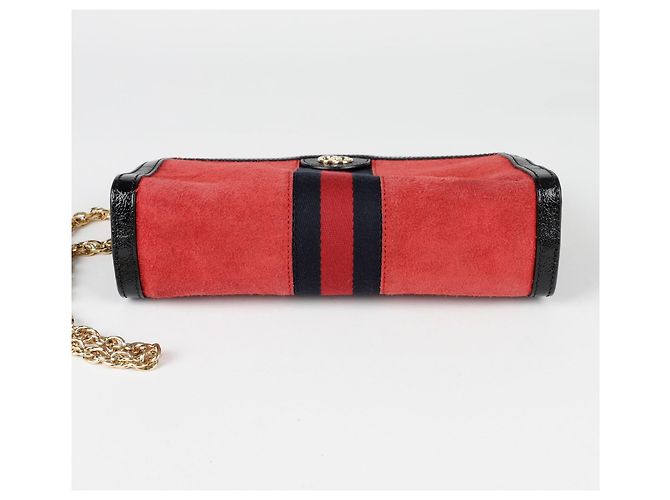 Gucci Borsa a tracolla Ophidia Chain Small Nero - vista 6